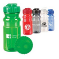 20 Oz. Translucent Sport Bottle w/Snap Cap